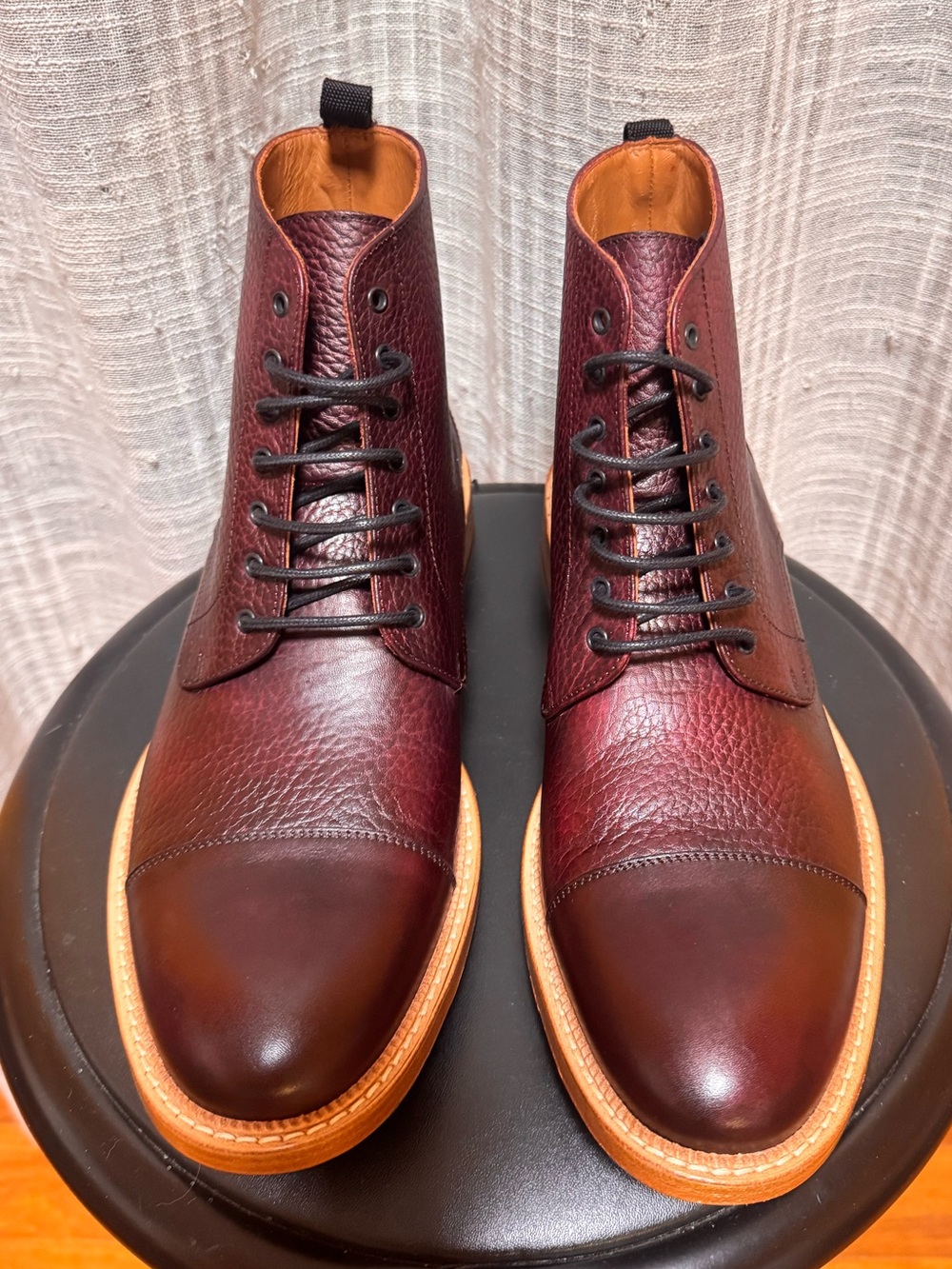 Taft Men's Rome Boots Leather Stitched Sole. Like New! Never Worn!